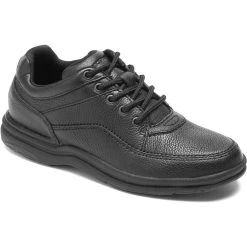Rockport World Tour Mens Classic (Black Tumbled)