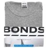 Bonds Raglan Crew Neck Tee (Grey Marle)