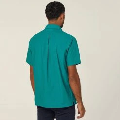 Alternative view of NNT Mens Poly Cotton End On End Short Sleeve Shirt