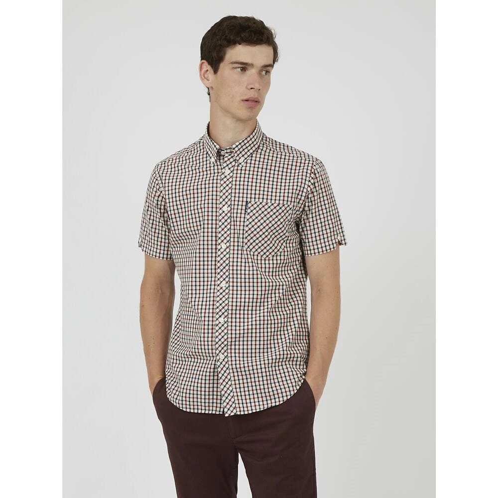 Ben Sherman Mens Signature House Check Short Sleeve - Image 2