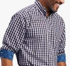 Ariat Mens Wrinkle Free Donny Classic Long Sleeve Shirt