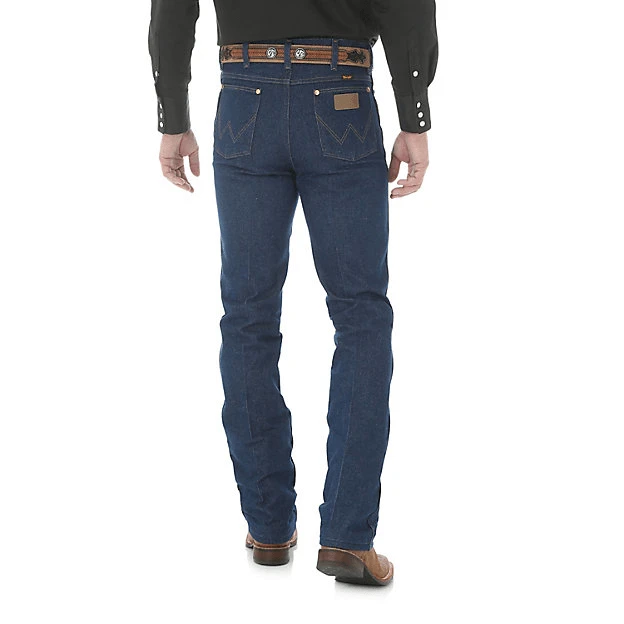 Wrangler Mens Cowboy Cut Slim Fit Jean (Rigid Indigo) - Image 3