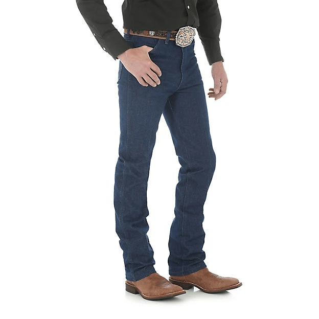 Wrangler Mens Cowboy Cut Slim Fit Jean (Rigid Indigo) - Image 2