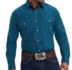 Ariat Mens Freddie Classic Snap Long Sleeve Shirt