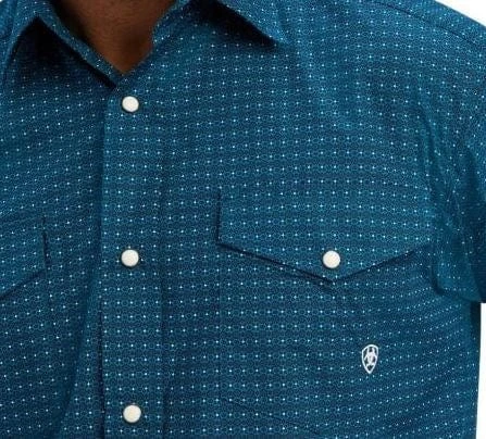 Ariat Mens Freddie Classic Snap Long Sleeve Shirt - Image 2