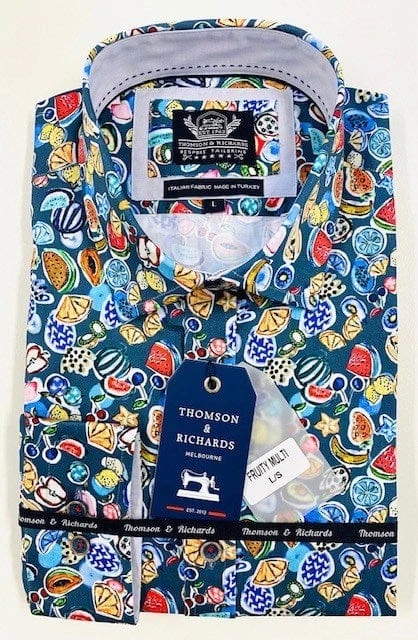 Thomson & Richards Mens Fruity Long Sleeve Shirt