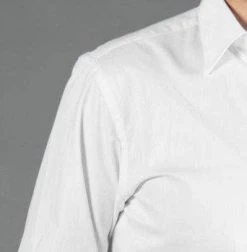 Alternative view of Gloweave Mens Westwood Herringbone Stripe Long Sleeve Shirt