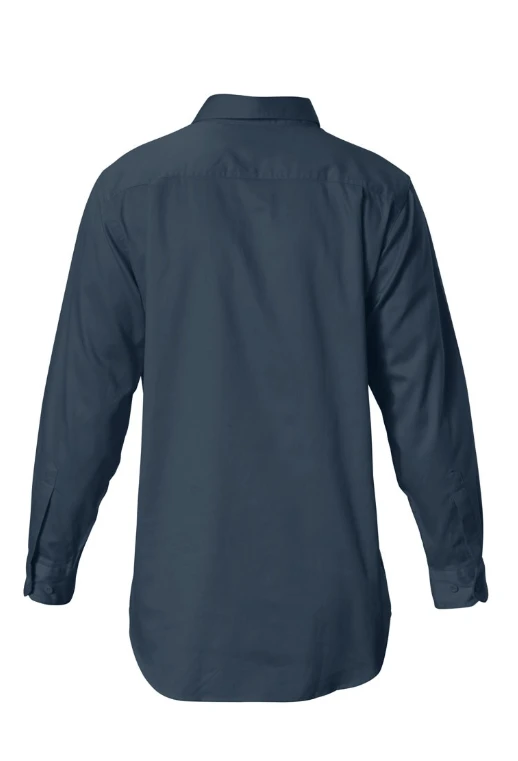 Hard Yakka Long Sleeve Closed Front Drill Shirt - Image 2