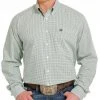 Cinch Mens Geometric Print Button-Down Western Shirt