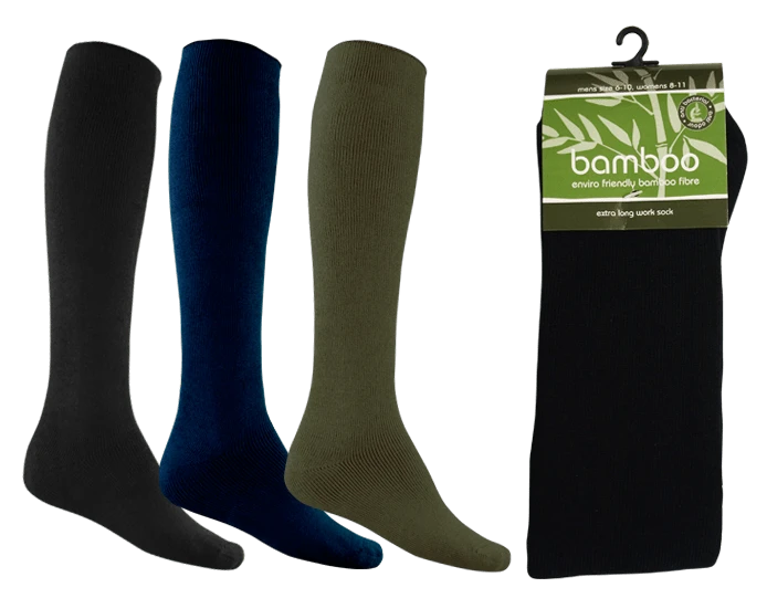 Bamboo Textiles Extra Long Thick Bamboo Sock