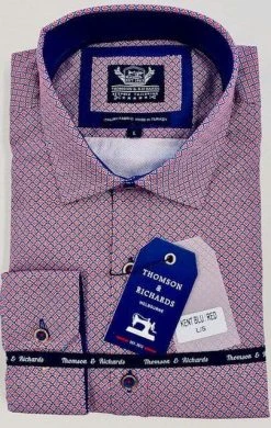 Thomson & Richards Mens Kent Long Sleeve Shirt