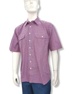 Bisley Mens Red Check Shirt