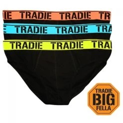 Tradies Tradie Big Fella 3 Pack Brief - King Size