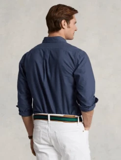 Ralph Lauren Mens Custom Fit Garment-Dyed Oxford Shirt 5 Ralph Lauren Mens Custom Fit Garment-Dyed Oxford Shirt -RM Williams Store navy 202 c759738d e96e 4e38 9f0d 7c3c8c17a043