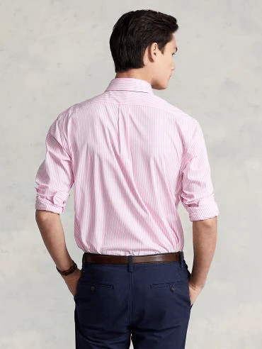 Ralph Lauren Mens Stretch Slim Fit Poplin Shirt - Image 3