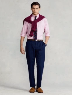 Alternative view of Ralph Lauren Mens Custom Fit Stretch Oxford Shirt