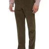 City Club Sutton 12W Cord Pant (Mocha)