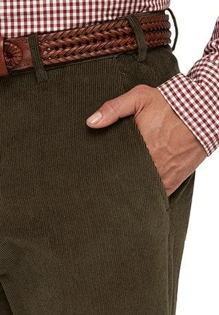 City Club Sutton 12W Cord Pant (Mocha) - Image 3