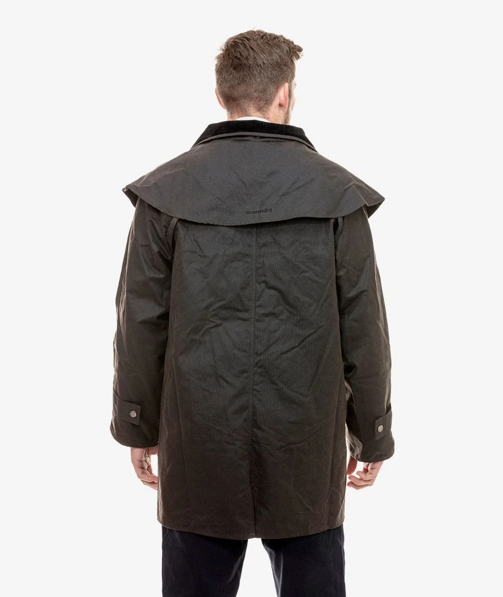 Swanndri Baxter Oilskin Coat - Image 6