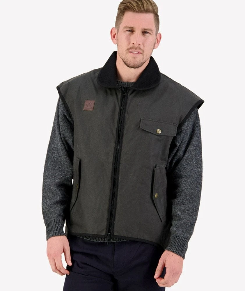 Swanndri Levels Oilskin Vest