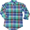 Ralph Lauren Mens Custom Fit Tartan Oxford Shirt