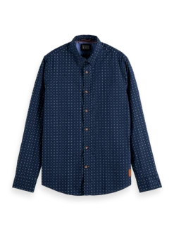 Scotch & Soda Mens Slim Fit Printer Poplin Shirt 7 Scotch & Soda Mens Slim Fit Printer Poplin Shirt -RM Williams Store webimage BB4F9EE1 B844 4823 B9CCB0C5B0BFDC73