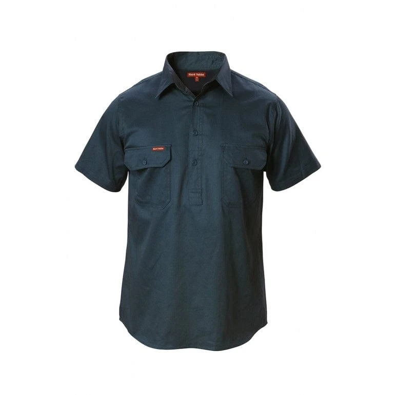 Hard Yakka Mens Short Sleeve Closed Front Shirt - Image 3